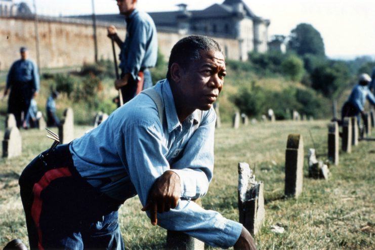 Morgan Freeman as Red in 'The Shawshank Redemption'