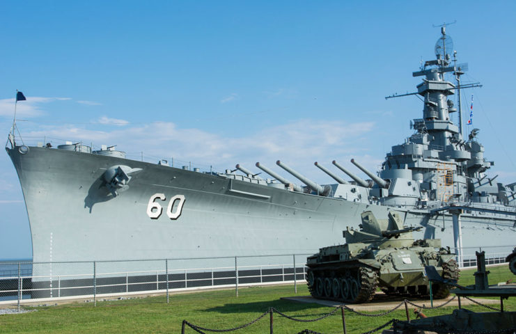 =USS Alabama displayed at Battleship Memorial Park 