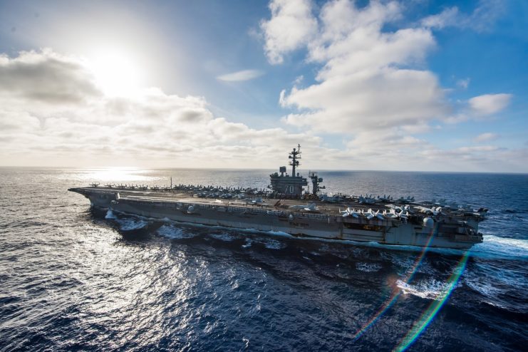 USS Carl Vinson at sea