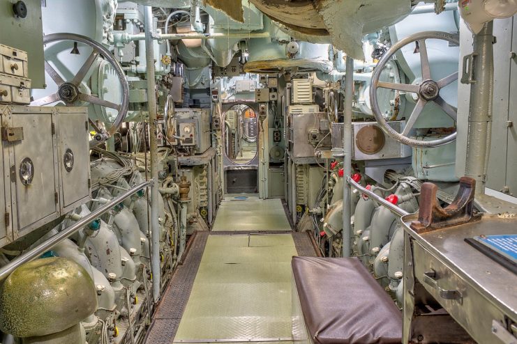 Interior of the USS Clamagore