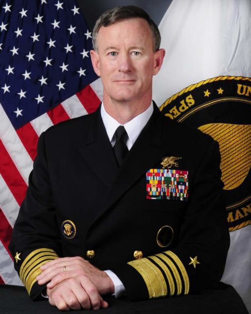 Military portrait of William McRaven