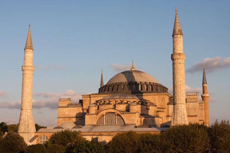 Hagia Sophia at sunset