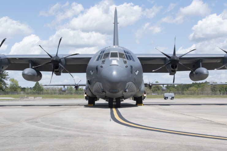 Front view of the HC-130J Combat King II