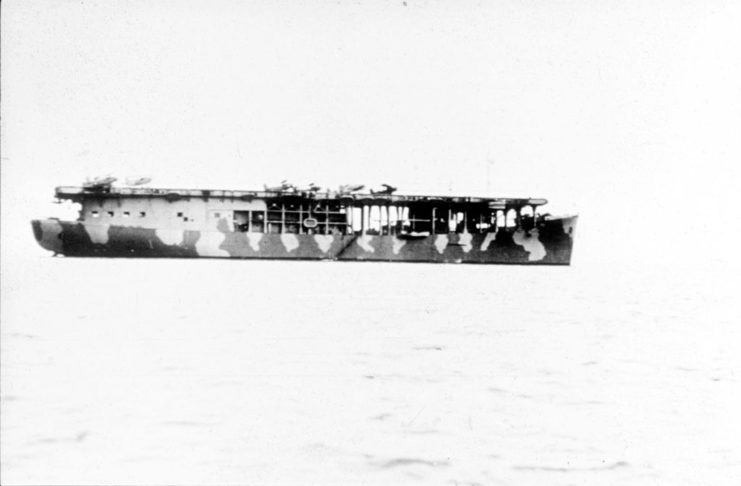 USS Long Island at sea