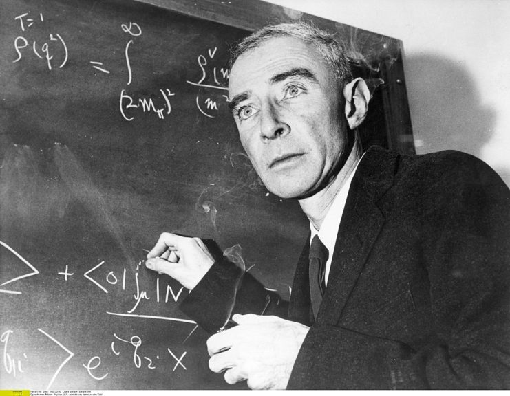 Robert Oppenheimer, the theoretical physicist often called the Father of the Atomic Bomb 