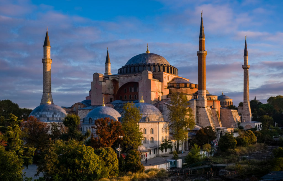 Hagia Sophia at sunset