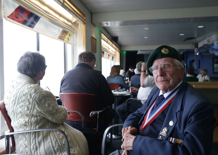 Horace 'Harry' Billinge sitting down