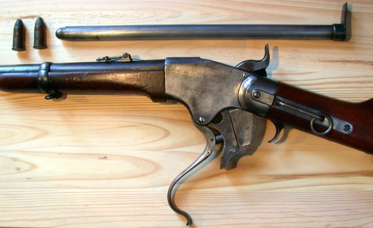Parts of a Spencer Repeating Rifle