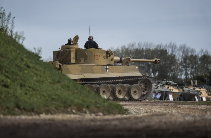 Tiger 131 on display at Tiger Day