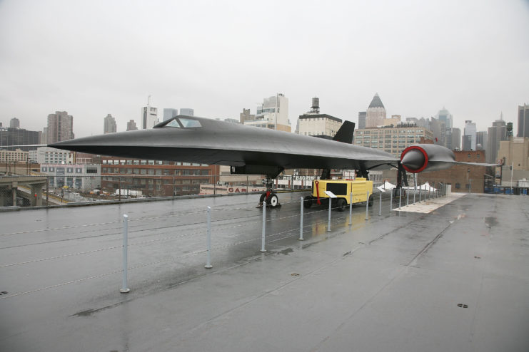 Side view of a Lockheed A-12 aircraft