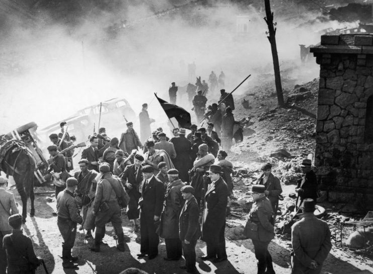 Scene from the Spanish Civil War