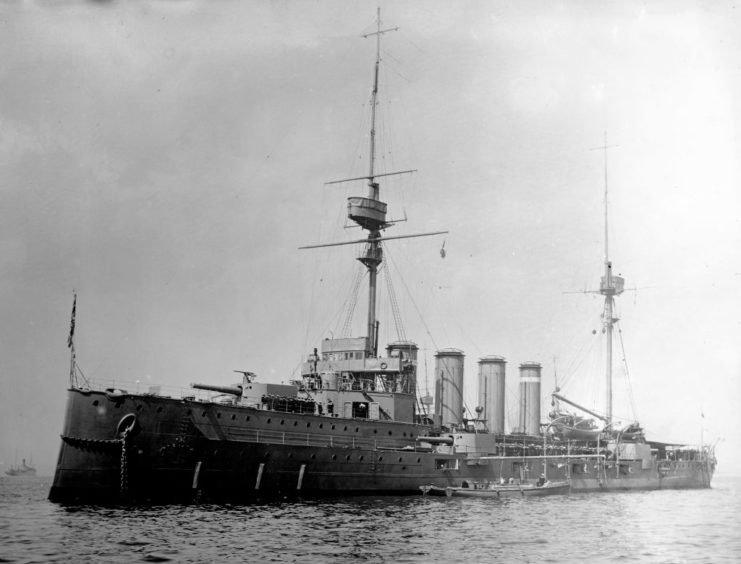 HMS Black Prince at sea