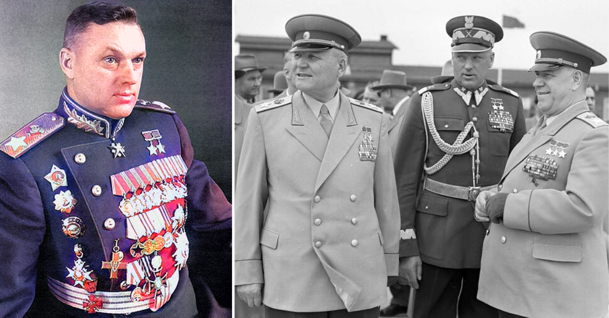 Soviet Marshal Konstantin Rokossovsky In A Polish Army, 50% OFF