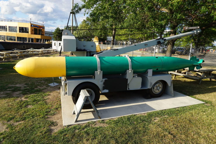 Mark 14 torpedo on display