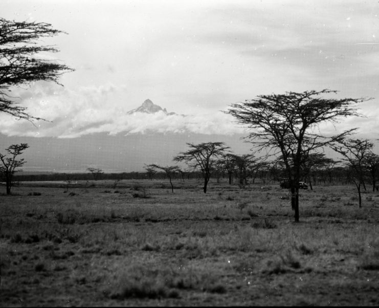 Northwest face of Mount Kenya 
