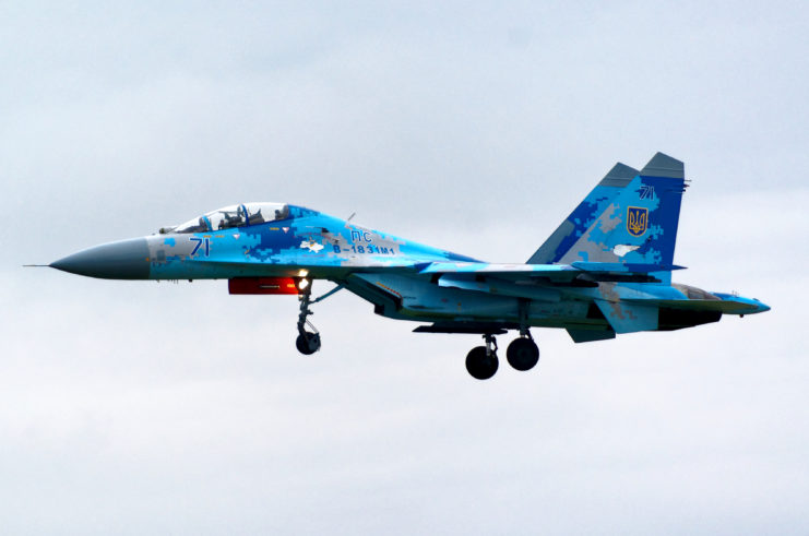 Sukhoi Su-27 in flight