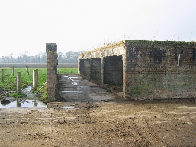 Abandoned remains of RAF Drem