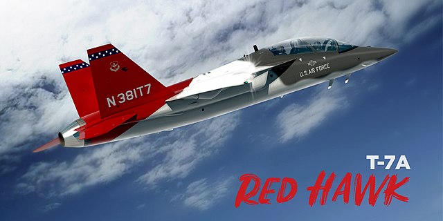 Boeing-Saab T-7A Red Hawk in flight