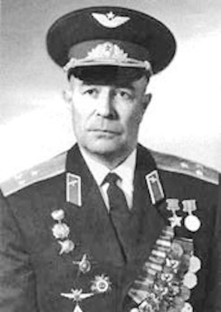 Military portrait of Yevgeny Georgievich Pepelyayev