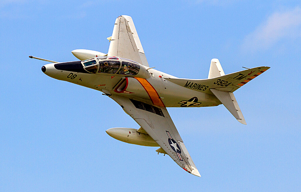 Douglas A-4 Skyhawk in flight