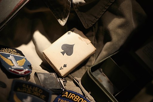 Ace of spades on a US Air Force uniform