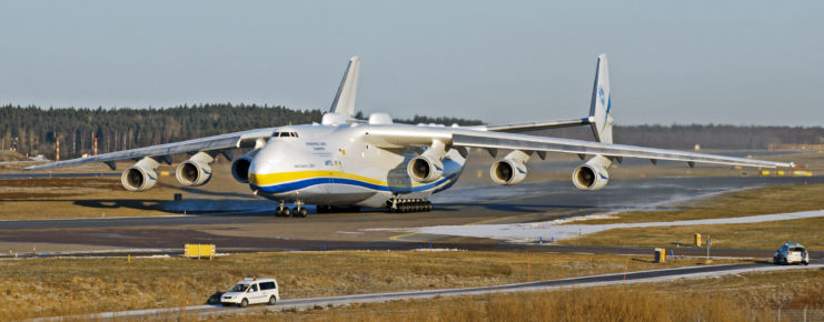 Antonov An-225 Myria on the runway