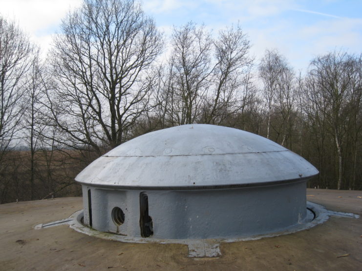 Retractable armored turret