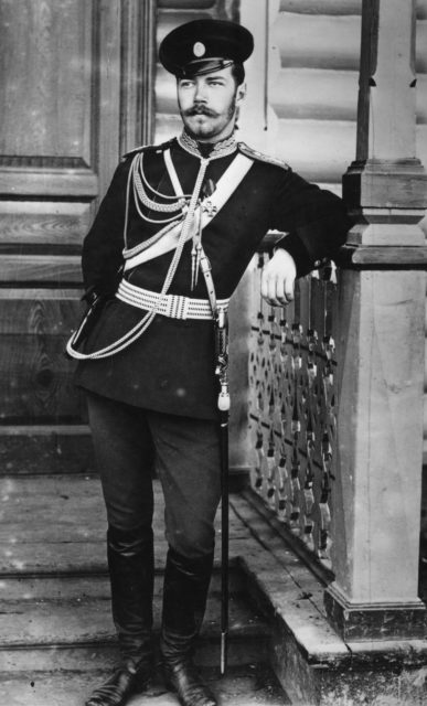 Tsar Nicholas II in military uniform
