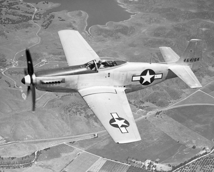 The iconic P-51 Mustang is the oldest plane in Maverick's collection 