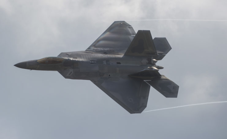 Lockheed Martin F-22 Raptor in flight