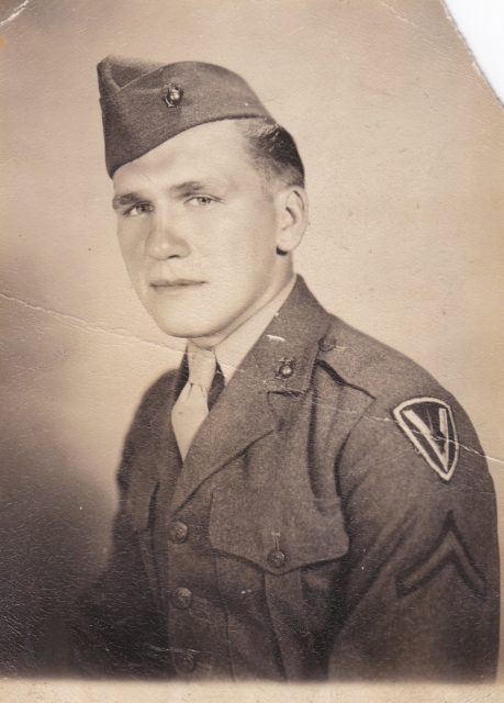 Military portrait of Harold Schultz