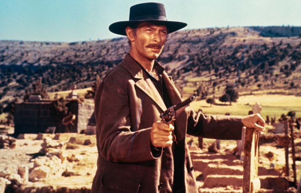 Lee Van Cleef as Sentenza in 'The Good, the Bad and the Ugly'
