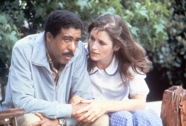 Richard Pryor and Margot Kidder as Eddie Keller and Toni Donovan in 'Some Kind of Hero'