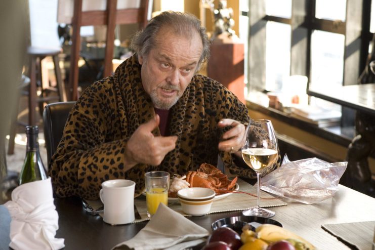 Jack Nicholson played Frank Costello, a character based on Whitey Bulger, in the departed