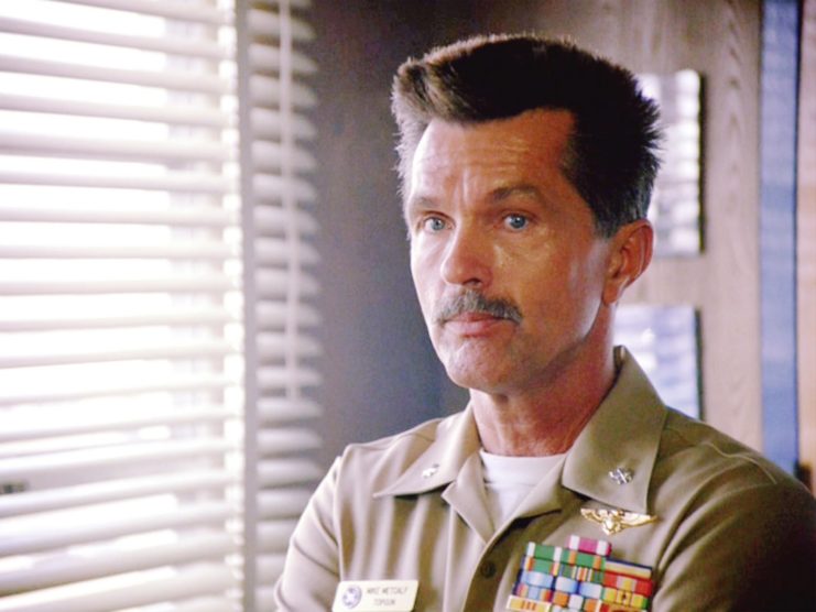 Tom Skerritt as Cmdr. Mike "Viper" Metcalf in 'Top Gun'