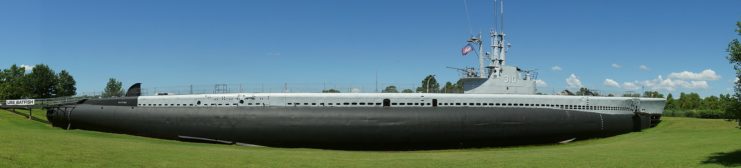 Sideview of the USS Batfish (SS-310)