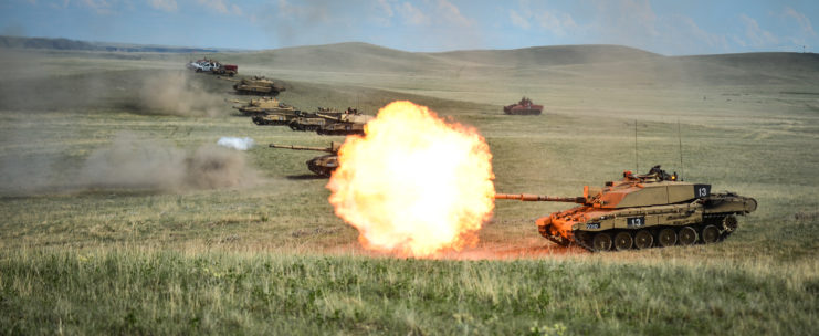 Challenger 2 firing