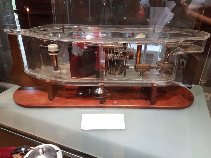 Nikola Tesla's radio-controlled boat on display