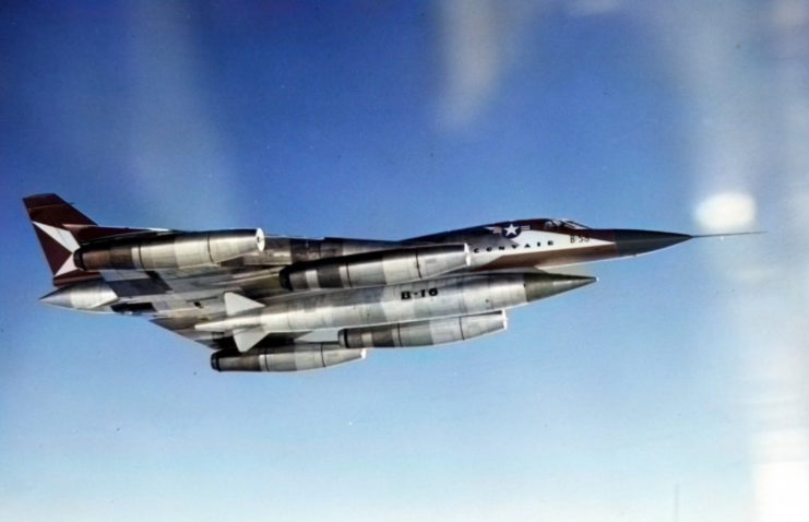 Convair B-58 Hustler in flight