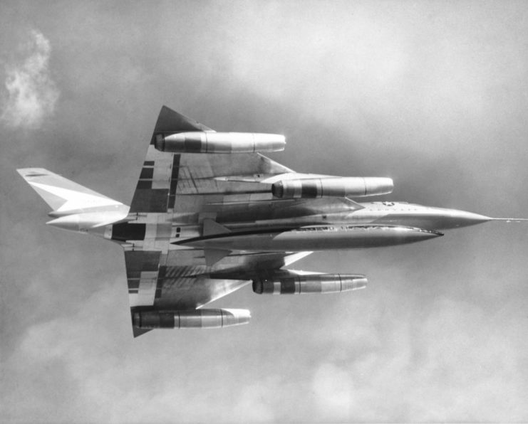 Convair B-58 Hustler in flight