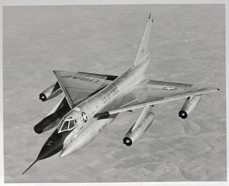 Convair B-58 Hustler in flight