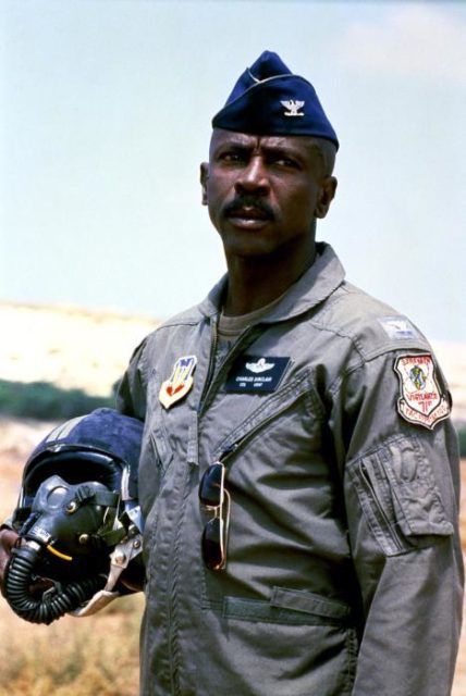 Louis Gossett Jr. as Charles "Chappy" Sinclair in 'Iron Eagle'