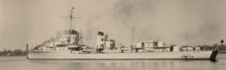 German destroyer Z3 Max Schultz at sea