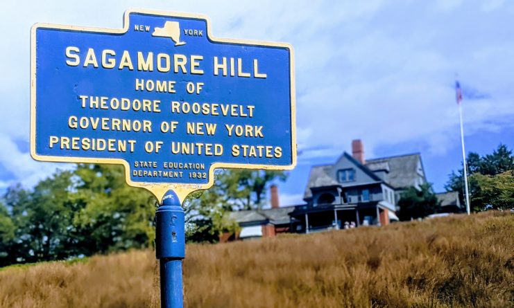 Sign outside of Sagamore Hill