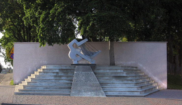 Memorial dedicated to the victims of Soldau concentration camp