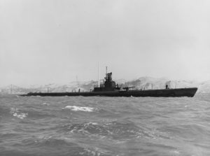 USS Wahoo (SS-238) at sea
