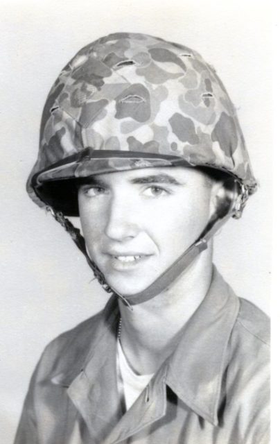 Military portrait of Carlos Hathcock