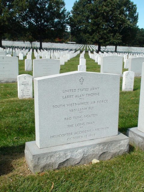 Lauri Törni's gravestone at Arlington National Cemetery