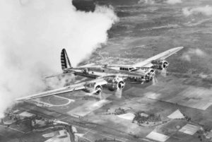 Boeing B-17 Flying Fortress in flight