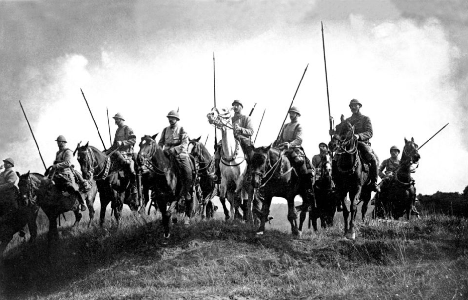 Cavalrymen on horses